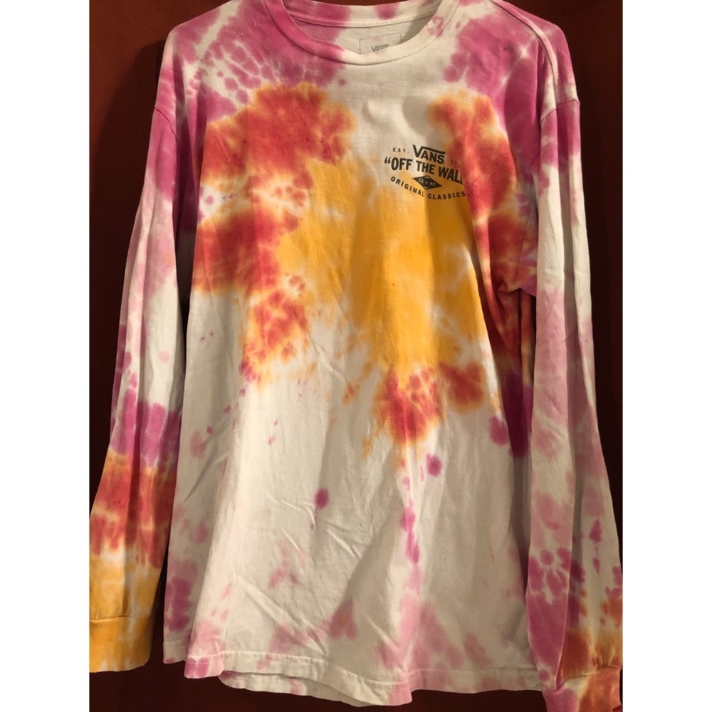 Vans tie dye long sleeve (one of a kind)